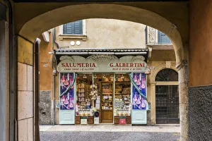 Store Prints: Historical drugstore in the city center, Verona, Veneto, Italy