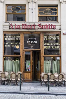 Bruxelles Prints: The historical A La Morte Subite brasserie restaurant, Brussels, Belgium