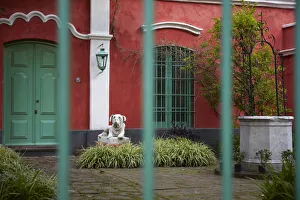 Colonial Style Prints: One of the historical mansions of the San Isidro old cask, Buenos Aires, Argentina