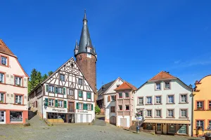 Historical market of Ottweiler, Saarland, Germany