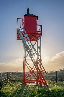 Seamark Prints: Historical seamark cuckoos tower at south beach