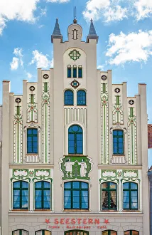 Wismar Prints: Historical trading house in the old town of Wismar