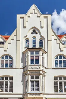 Historical trading house in the old town of Wismar, Mecklenburg-West Pomerania, Baltic Sea, Northern Germany, Germany