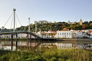 Sado River Prints: The historical village of Alcacer do Sal. Alentejo, Portugal