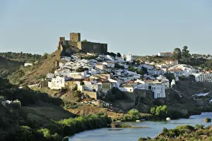 The historical village of Mertola, overlooking the Guadiana river