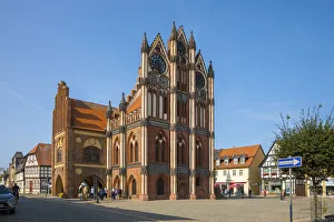 Old Town Hall Prints: Historisches Rathaus (Old Town Hall), Tangermunde, Elbe, Saxony-Anhalt, Germany
