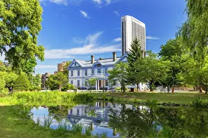 Sapporo Prints: Hohei Kan (former hotel and historical building) in Nakajima Park