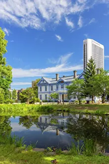 Sapporo Prints: Hohei Kan (former hotel and historical building) in Nakajima Park