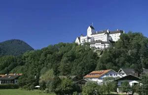 Images Dated 18th March 2011: Hohenaschau Castle, Aschau, Priental Valley, Chiemgau, Bavaria, Germany