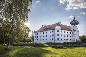 Hohenkammer Castle in Hohenkammer, Upper Bavaria, Bavaria, Germany