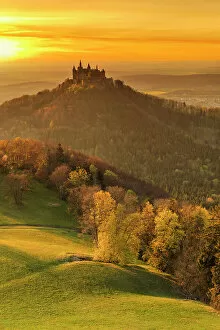 Images Dated 20th July 2022: Hohenzollern Castle, Hechingen, Swabian Jura, Baden-Wurttemberg, Germany
