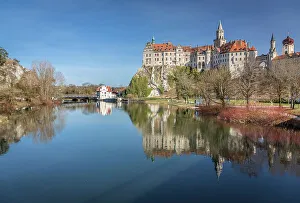Hohenzollern Castle in Sigmaringen on the Danube, Baden-Wurttemberg, Germany