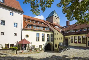 Saxony Prints: Hohnstein castle, Hohnstein, Saxon Switzerland National Park, Saxony, Germany