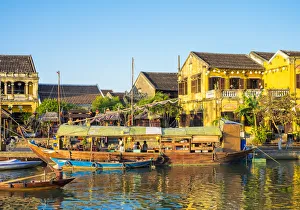 Viet Nam Prints: Hoi An Ancient Town on the Thu Bon River, Hoi An, Quang Nam Province, Vietnam