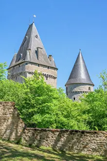 Luxembourg Prints: Hollenfels Castle in the Valley of the 7 Castles