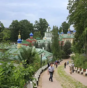 Pskov Prints: The Holy Dormition Pskovo-Pechersky (Pskov-Caves) monastery, Pskov, Pskov region, Russia