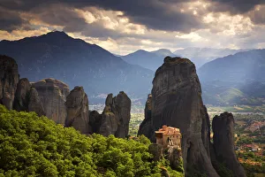 Southwest Prints: The Holy Monastery of Rousanou, Meteora, Kalambaka, Greece