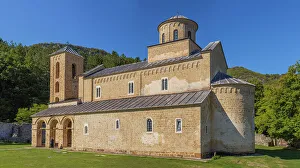 Romanesque Prints: Holy Trinity church, Sopocani monastery, Serbia