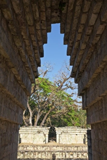 Honduras Prints: Honduras, Copan Ruinas, Copan Ruins, Central Plaza, Ball Court, AD 731