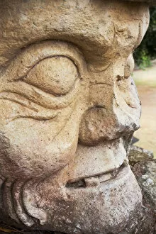 Archeological Gallery: Honduras, Copan Ruinas, Copan Ruins, Cabeza, Old Mans head