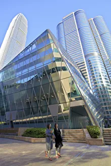 Images Dated 26th March 2018: Hong Kong Cityscape With The International Finance Centre and Exchange Square, Hong Kong