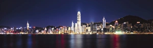 James Montgomery Prints: Hong Kong Island from Kowloon