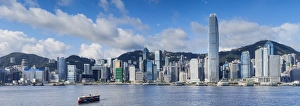 Hong Kong Island skyline and Star Ferry, Hong Kong