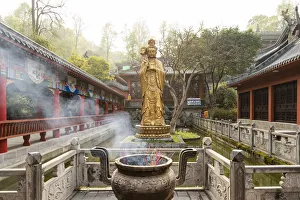 Parc Prints: Hongfu Temple, Qianling Mountain, Guiyang, Guizhou, China