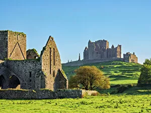 Grassland Collection: Hore Abbey and Rock of Cashel, Cashel, County Tipperary, Ireland