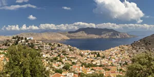 Images Dated 20th September 2021: Horio (Upper Town), Symi Island, Dodecanese Islands, Greece
