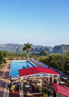 Vinales Prints: Horizontes Los Jazmines Hotel, Vinales Valley, UNESCO World Heritage Site