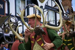 Images Dated 4th March 2009: Horn Dance, Abbots Bromley, Staffordshire, England, UK