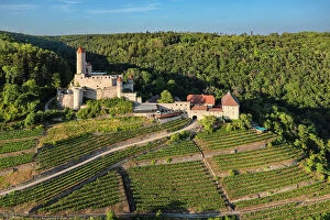 Images Dated 23rd May 2023: Hornberg Castle, Neckarzimmern, Neckartal Valley, Odenwald, Burgenstrasse