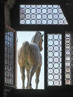 Horses of Saint Mark, Quadriga, St Marks Basilica, Venice, Veneto, Italy, Europe