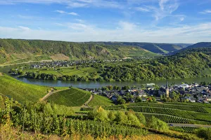 Images Dated 27th November 2018: Horseshoe bend at Krov, Mosel valley, Rhineland-Palatinate, Germany