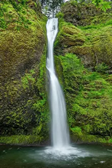 Environment Prints: Horsetail Falls, Columbia River Gorge, Oregon, USA