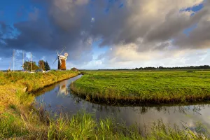 Horsey Mill, Norfolk Broads National Park, Norfolk, England
