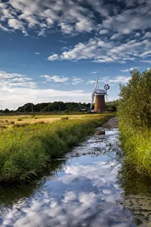 Horsey Mill, Norfolk Broads National Park, Norfolk, England