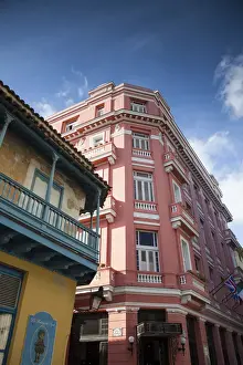Ernest Hemingway Prints: Hotel Ambos Mundos (Hemingway regularly stayed here), Havana, Cuba