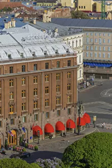 Hotel Astoria, View from the Colonnade of St. Isaacs Cathedral, Saint Petersburg