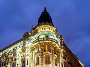 Cote Dazur Prints: Hotel Carlton, La Croisette, Cannes, Alpes Provence Maritime, French Riviera, France