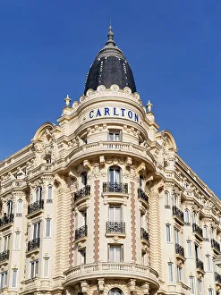Cote Dazur Prints: Hotel Carlton, La Croisette, Cannes