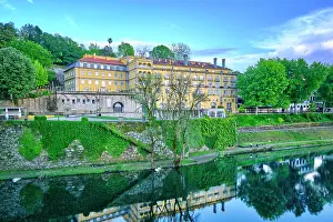 North Region Prints: The Hotel Casa da Calçada occupies a 16th century building and faces the Tâmega river in Amarante