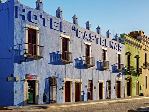 City Of Campeche Prints: Hotel Castelmar, Campeche City, Campeche State, Mexico