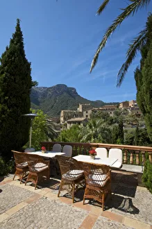 Touristic Prints: Hotel La Residencia, Deia, Deya, Majorca, Balearic Islands, Spain