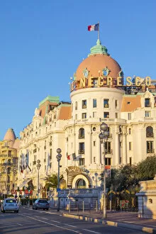 Nice Gallery: The Hotel Negresco, Promenade des Anglais, Baie des Anges, Nice, South of France