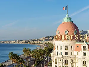 Cote Dazur Prints: Hotel Negresco, Promenade Des Anglais