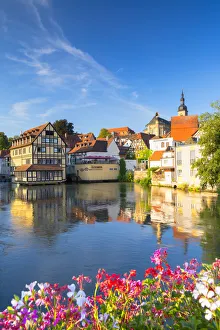Hotel Nepomuk and Eckerts restaurant on River Regnitz, Bamberg (UNESCO World Heritage