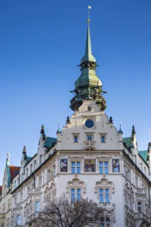 Images Dated 12th December 2013: Hotel Paris Art Nouveau hotel, Prague, Czech Republic