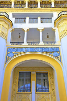 Images Dated 28th May 2015: Hotel Volubilis with Art Deco Exterior, Casablanca, Morocco, North Africa